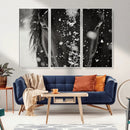 Winter Horse Snow Wall Art Canvas Print