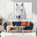 Majestic White Horse Wall Art | Ready to Hang and Framed |