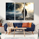 Jesus Walking Water Wall Art – Inspirational Christian