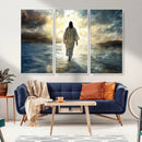 Jesus Walking on Water Wall Art | Canvas Print | Ready to