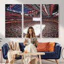 Barton Malow Little Caesars Arena Detroit Wall Art Canvas
