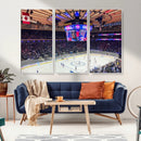 Madison New York Rangers Hockey Stadium Wall Art Canvas