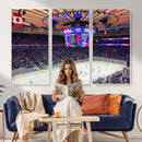 Madison New York Rangers Hockey Stadium Wall Art Canvas