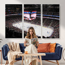 Rogers Place Edmonton Oilers Ice Hockey Stadium Wall Art,