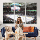 Sharks Arena Blackhawks Sharks Ice Hockey Stadium Wall Art