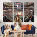 United Center Chicago Bulls Stadium Wall Art Canvas Print