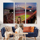 NC State Wolfpack Football Team Print - Raleigh
