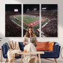 Houston Cougars Football Team Print - Houston TDECU Stadium