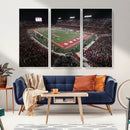 Houston Cougars Football Team Print - Houston TDECU Stadium