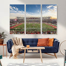 Framed Houston Cougars Football Team Print - Houston TDECU by MyGreatCanvas | Canvas Wall Art Prints | Photo Prints & Wall Decor