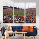 Virginia Cavaliers Football Team Print - Charlottesville Scott Stadium Print Wall Art Canvas by MyGreatCanvas | Canvas Wall Art Prints | Photo Prints & Wall Decor