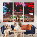 Virginia Tech Hokies Football Team Print - Blacksburg Lane