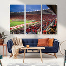 Wisconsin Badgers Football Team Print - Madison Camp Randall