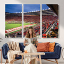 Wisconsin Badgers Football Team Print - Madison Camp Randall