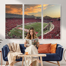 Camp Randall Stadium Wisconsin Badgers Large Wall Art Canvas