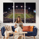 Demon Deacons Print Canvas, Football Team Print -