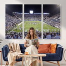 Brigham Young University Cougars Football Print Canvas -