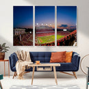 Wolfpack Football Team Wall Art Print - Raleigh