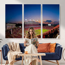 Wolfpack Football Team Wall Art Print - Raleigh