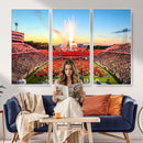 North Carolina State University Canvas Print, North Carolina