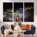 Duke University Blue Devils Football Print Canvas - Durham