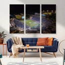 Duke University Blue Devils Football Print Canvas - Durham