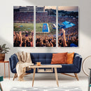 University of Kansas Jayhawks Football Team Art Print - by MyGreatCanvas | Canvas Wall Art Prints | Photo Prints & Wall Decor