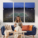 University of Michigan Wolverines Football Team Print - Ann