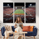 Oklahoma State Cowboys Canvas Print, Football Team Print -