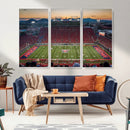 Arizona Wildcats Football Team Print - Tucson Arizona by MyGreatCanvas | Canvas Wall Art Prints | Photo Prints & Wall Decor