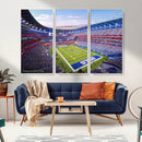Buffalo Bills Football Team Print Canvas - Buffalo Highmark by MyGreatCanvas | Canvas Wall Art Prints | Photo Prints & Wall Decor