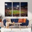 Clemson University Tigers Art Print, Football Team Print -