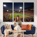 Clemson University Tigers Art Print, Football Team Print -