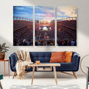 Denver Broncos Football Team Print Canvas- Empower Field at