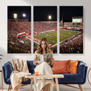 Indiana University Hoosiers Football Team Print Canvas -