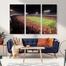Iowa State University Cyclones Canvas Print, Football Team