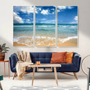 Sea View From the Beach Canvas Print