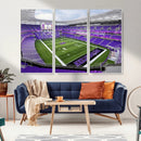 Northwestern University Wildcats Football Team Print - by MyGreatCanvas | Canvas Wall Art Prints | Photo Prints & Wall Decor
