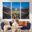 Texas Tech Red Raiders Canvas, Framed Football Team Print -