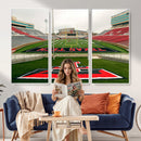 Texas Tech Red Raiders Football Team Print - Lubbock Jones