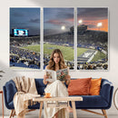 Memphis Tigers Football Team Print - Memphis Simmons Bank