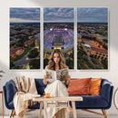 The Louisiana State University Tigers Football Team Print -