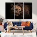 Wild Grizzly 399 Bear Canvas Wall Art Print, Bear Animal by MyGreatCanvas | Canvas Wall Art Prints | Photo Prints & Wall Decor