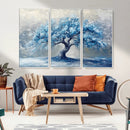 Abstract Blue Tree Art Canvas Print, Majestic Tree Wall Art by MyGreatCanvas | Canvas Wall Art Prints | Photo Prints & Wall Decor
