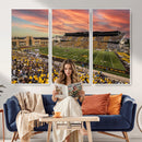 University of Wyoming Cowboys Football Team Print - Laramie