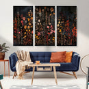 Large Floral Painting Print Illustration Flowers Canvas Wall by MyGreatCanvas | Canvas Wall Art Prints | Photo Prints & Wall Decor