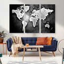 World Map Wall Art Canvas Print – Framed Wall Art for by MyGreatCanvas | Canvas Wall Art Prints | Photo Prints & Wall Decor