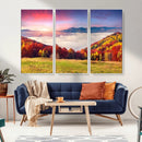 Autumn Mountain Foggy Landscape Wall Art Canvas Print | by MyGreatCanvas | Canvas Wall Art Prints | Photo Prints & Wall Decor