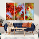 Red Leaves Autumn Forest Wall Art Canvas, Red Leaves Autumn by MyGreatCanvas | Canvas Wall Art Prints | Photo Prints & Wall Decor