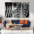 Zebra Wall Art – Zebra Close Up Wall Art – Framed Black by MyGreatCanvas | Canvas Wall Art Prints | Photo Prints & Wall Decor